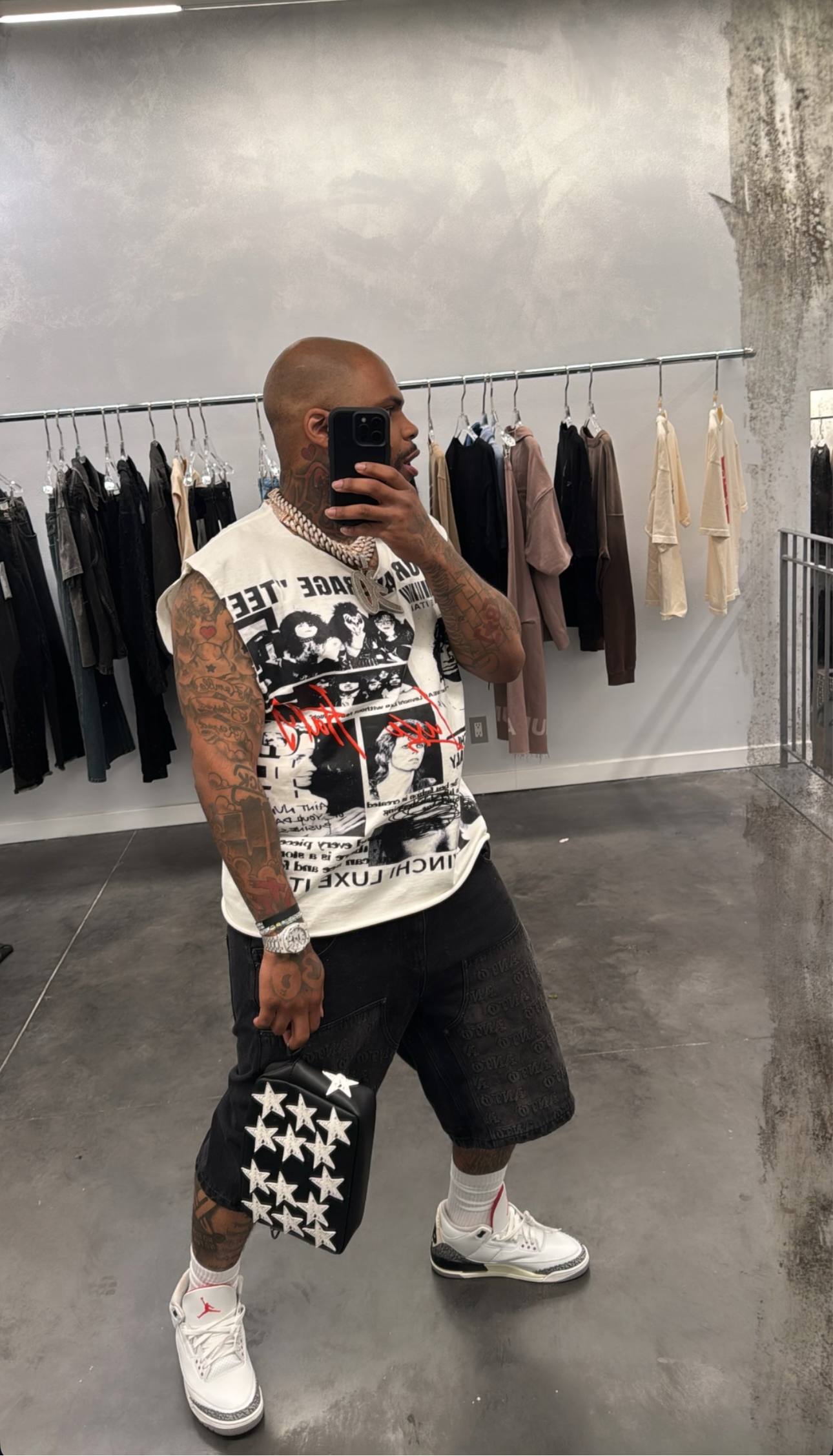 WHITE “NOT YOUR AVERAGE” / CUTOFF TEE