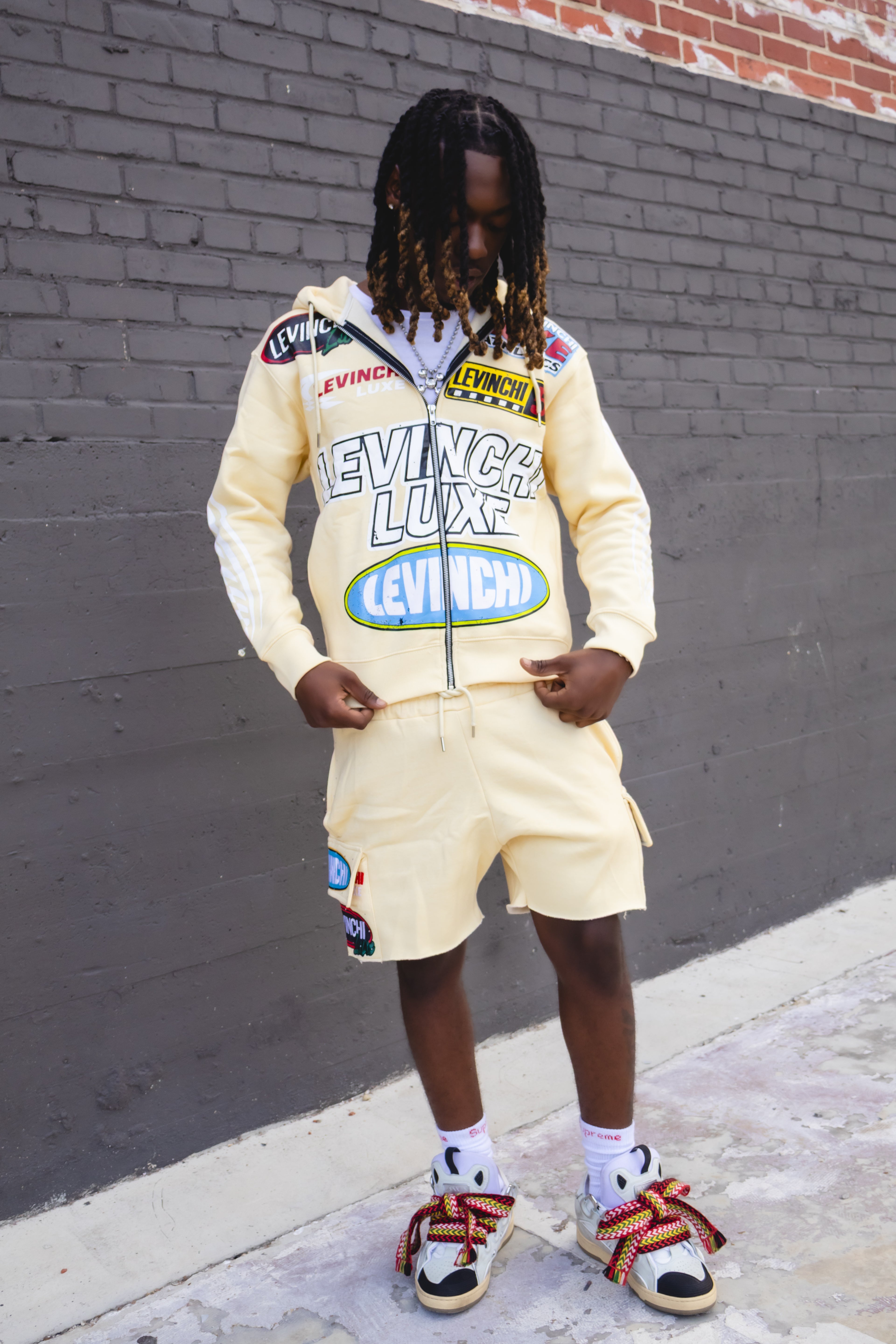 Cream “MotorSport” Set