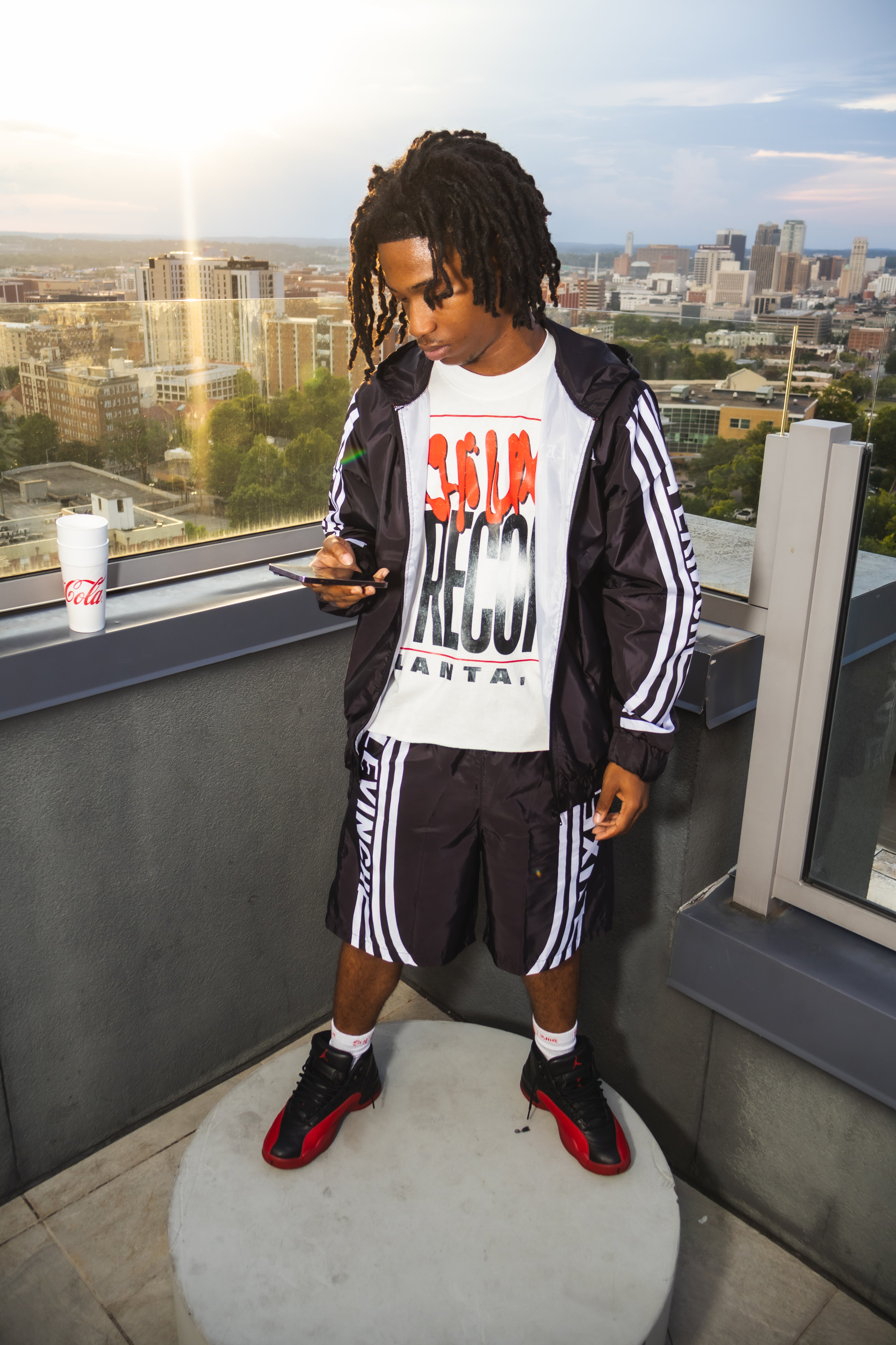 Black And White “DBoy” Windbreaker Sets