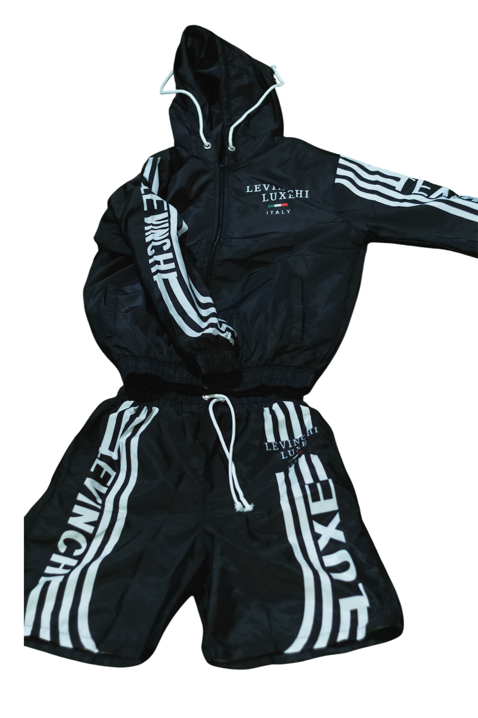 Black And White “DBoy” Windbreaker Sets
